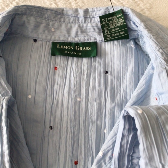 Lemon Grass Studio button down blouse - Picture 8 of 13